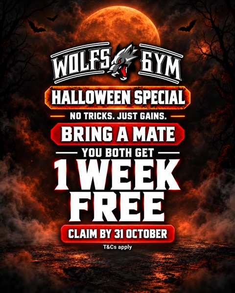 Halloween special: bring a mate and you both get one week free